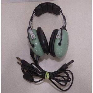 David Clark Model H10-20 Aviation Pilot Headphones Used
